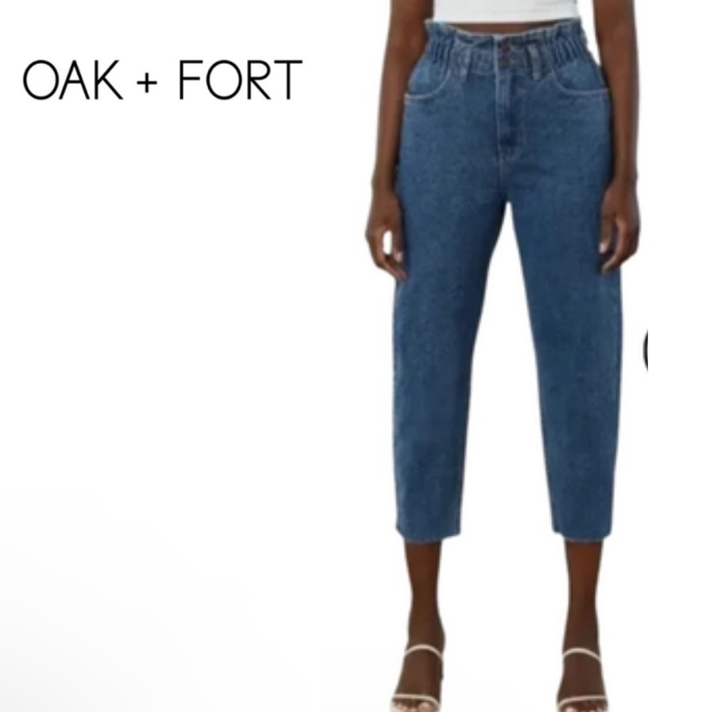 Oak + Fort Paperbag Waist Jean.